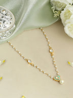 Ruby Raang Sheesh Mahal Necklace