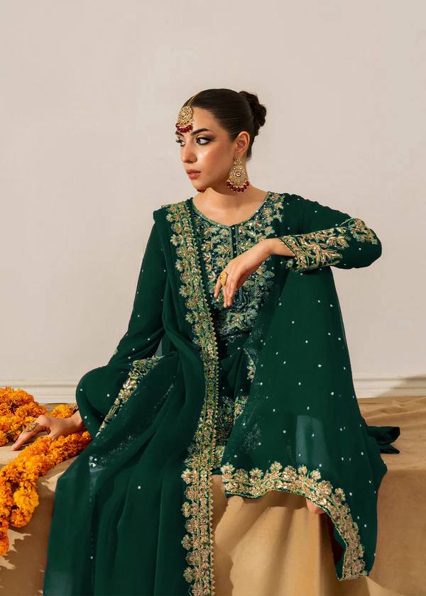 Lehenga Mart Designer Plazzo Suit For Women-Green - Distacart