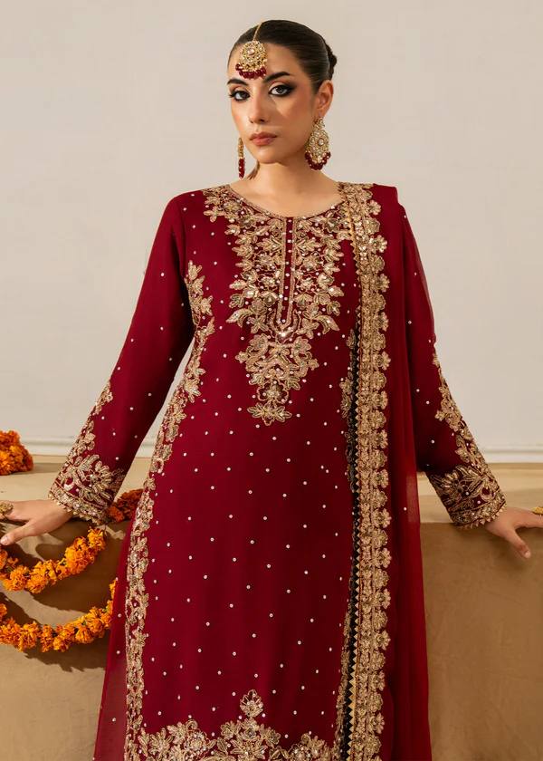 Lehenga Mart Designer Plazzo Suit For Women-Maroon - Distacart