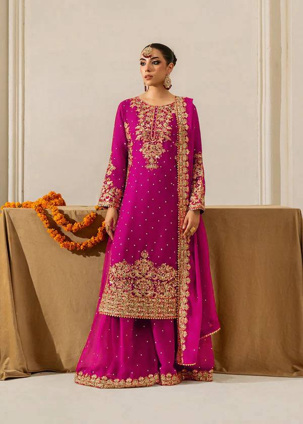 Lehenga Mart Designer Plazzo Suit For Women-Pink - Distacart