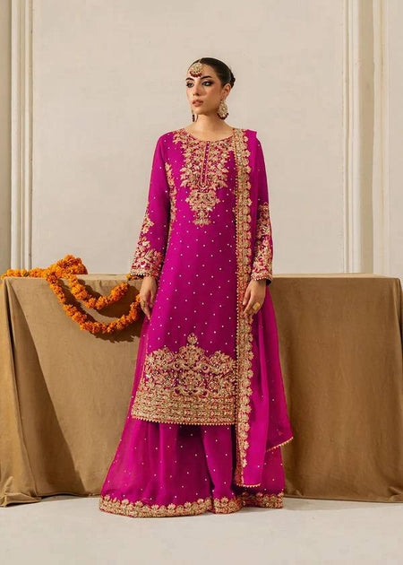 Lehenga Mart Designer Plazzo Suit For Women-Pink