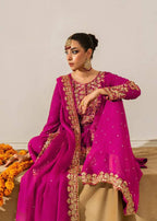 Prazu Fashion Pink Georgette Sequin With Rivet Moti Palazzo Suit - Distacart