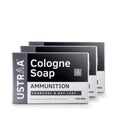 Ustraa Ammunition Cologne Soap with Charcoal & Bay Leaf