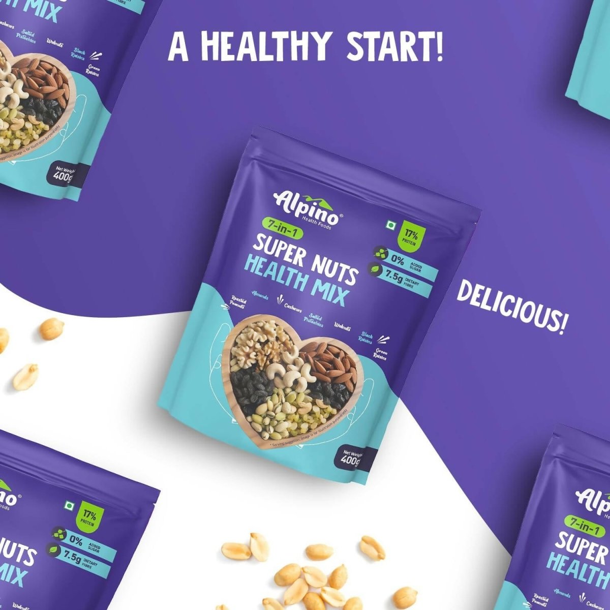 Alpino 7-in-1 Super Nuts Health Trial Mix - Distacart