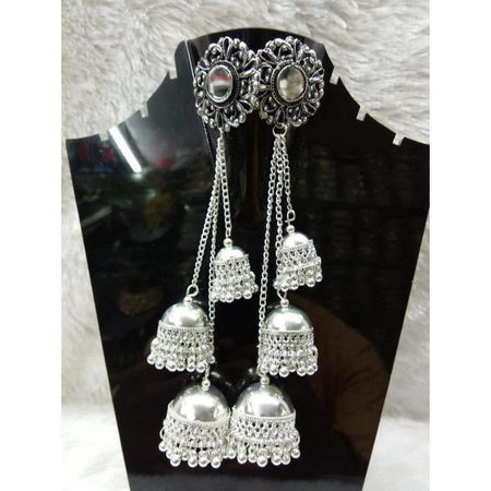 MS Fashion India Latest Fashion Kashmiri Multiple Hanging Jhumka Earrings
