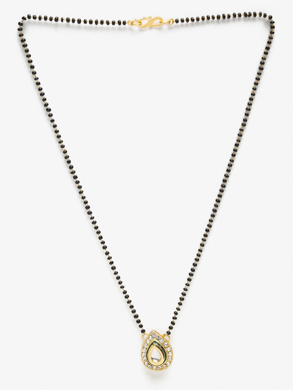 Black Gold Kundan Mangalsutra - Ruby Raang - Distacart