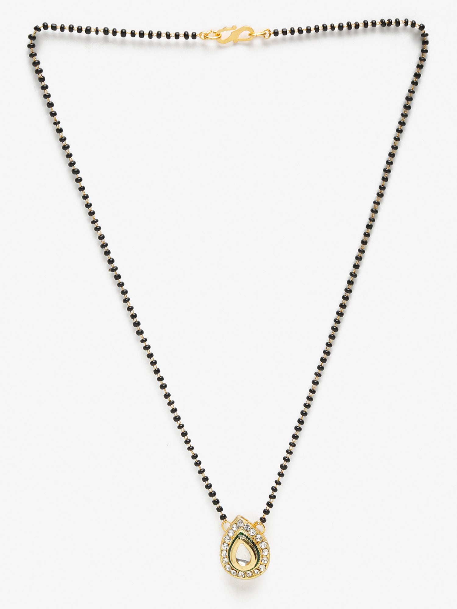 Black Gold Kundan Mangalsutra - Ruby Raang - Distacart