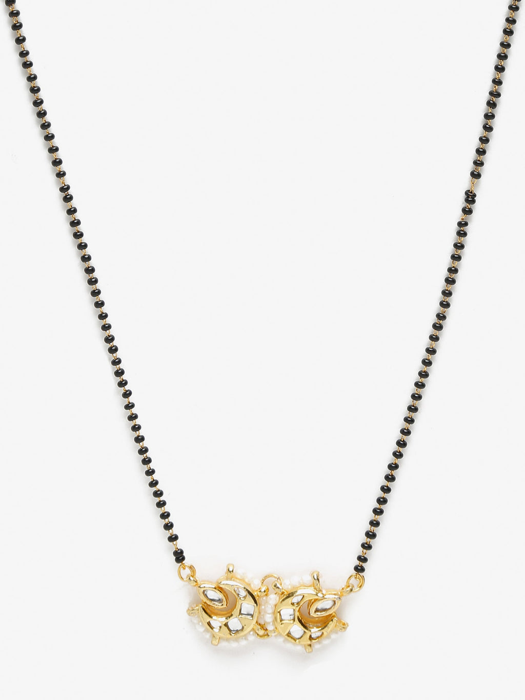 Gold-Plated Kundan Mangalsutra - Ruby Raang - Distacart