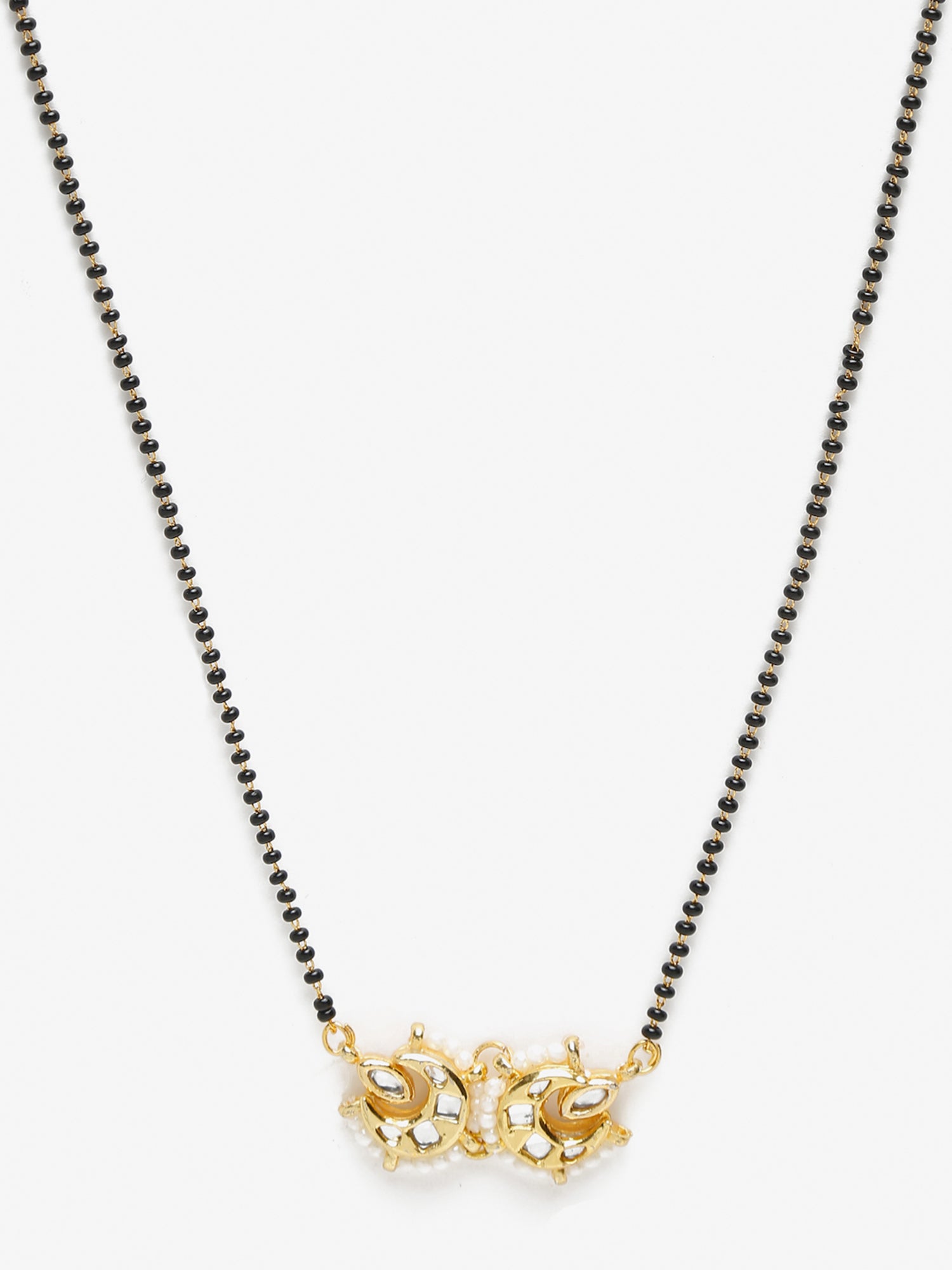 Gold-Plated Kundan Mangalsutra - Ruby Raang - Distacart