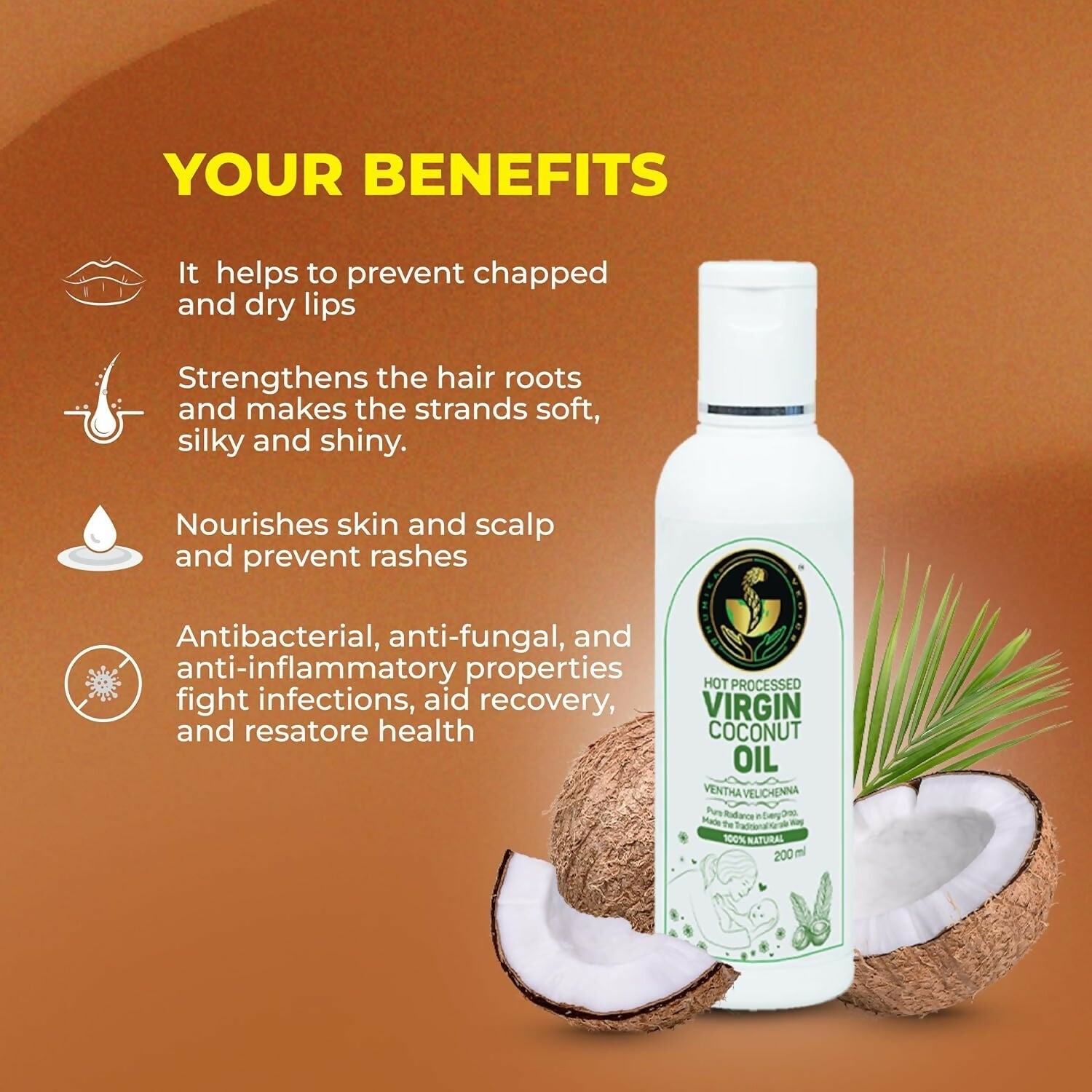 Bhumika Vedics Hot processed Virgin Coconut Oil