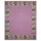 Rudra Bazaar Multicolour 210 TC Cotton Double King Bedsheet With 2 Pillow Covers - Distacart