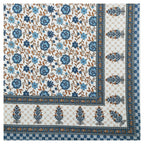Rudra Bazaar Multicolour 210 TC Cotton Double King Bedsheet With 2 Pillow Covers - Distacart