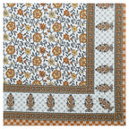 Rudra Bazaar Multicolour 210 TC Cotton Double King Bedsheet With 2 Pillow Covers - Distacart