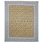 Rudra Bazaar Multicolour 210 TC Cotton Double King Bedsheet With 2 Pillow Covers - Distacart
