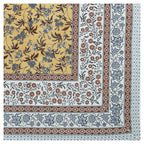 Rudra Bazaar Multicolour 210 TC Cotton Double King Bedsheet With 2 Pillow Covers - Distacart
