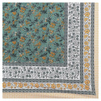 Rudra Bazaar Multicolour 210 TC Cotton Double King Bedsheet With 2 Pillow Covers - Distacart