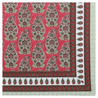 Rudra Bazaar Multicolour 210 TC Cotton Double King Bedsheet With 2 Pillow Covers - Distacart