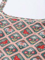 Ahalyaa Women Green & Red Ethnic Motifs Print Kurti with Sharara & Dupatta - Distacart