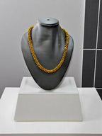 Inhanns Noor-E-Jalwa – Handmade Crystal Bead Necklace -Adjustable - Golden Only Necklace