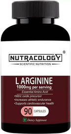 Nutracology L Arginine 1000mg Nitric Oxider Booster For Muscle Gain & Strength Capsules - Distacart