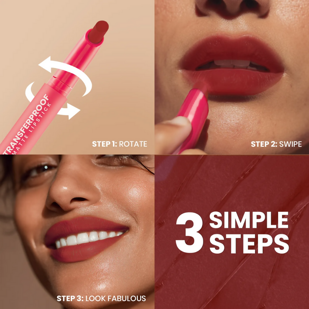 NY Bae Transfer-proof Matte Crayon Lipstick – Pumpkin Spice 07