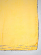 Myshka Women's Yellow Anarkali Kurta & With Dupatta