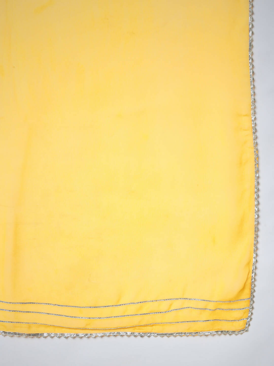Myshka Women's Yellow Anarkali Kurta & With Dupatta
