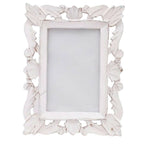 Adan's Homes PF01 Decorative Handcrafted Wooden Photo Frame (White)