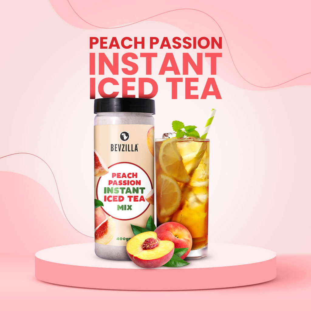 Bevzilla Peach Passion Instant Iced Tea Mix - Distacart
