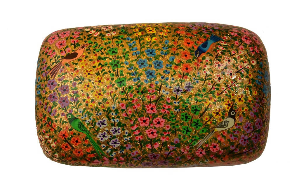 Nizalia Assorted Multicolour Chinar Oval Box - Limited Time Offer