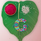 Indianvibez Alphabet G Wooden Rakhi - Kids Rakhi