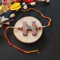 Indianvibez Alphabet H Wooden Rakhi - Kids Rakhi - Distacart