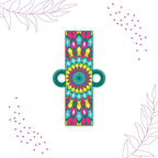 Indianvibez Alphabet J Wooden Rakhi - Kids Rakhi
