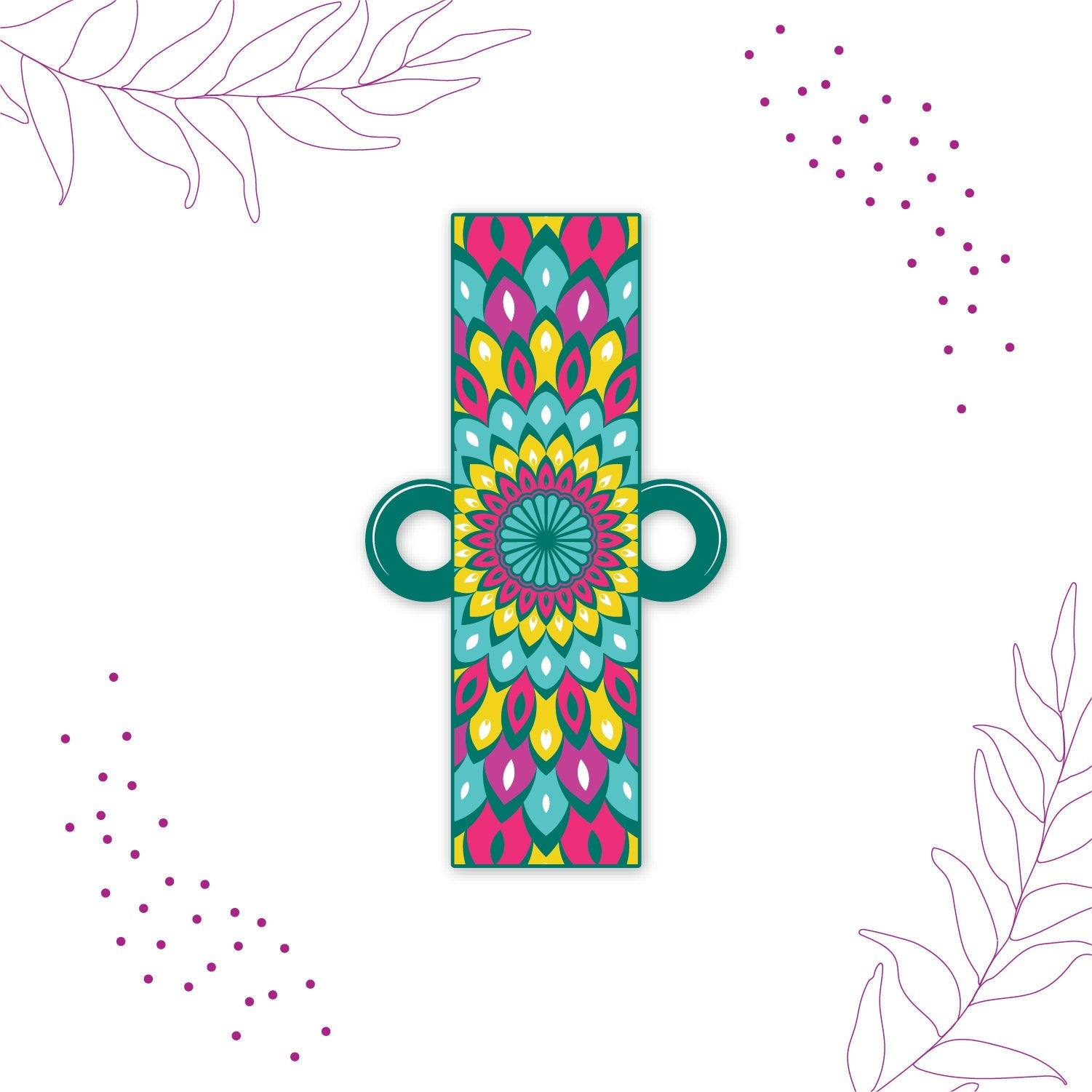 Indianvibez Alphabet J Wooden Rakhi - Kids Rakhi
