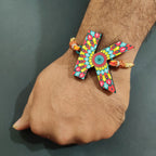 Indianvibez Alphabet K Wooden Rakhi - Kids Rakhi - Distacart