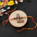 Indianvibez Alphabet L Wooden Rakhi - Kids Rakhi - Distacart