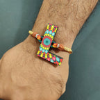 Indianvibez Alphabet L Wooden Rakhi - Kids Rakhi - Distacart