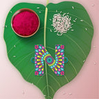 Indianvibez Alphabet N Wooden Rakhi - Kids Rakhi - Distacart