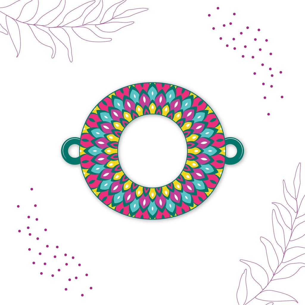 Indianvibez Alphabet O Wooden Rakhi - Kids Rakhi - Distacart