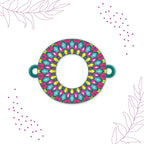 Indianvibez Alphabet O Wooden Rakhi - Kids Rakhi - Distacart