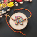 Indianvibez Alphabet R Wooden Rakhi - Kids Rakhi - Distacart