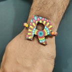 Indianvibez Alphabet R Wooden Rakhi - Kids Rakhi - Distacart