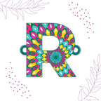 Indianvibez Alphabet R Wooden Rakhi - Kids Rakhi - Distacart