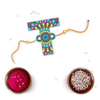 Indianvibez Alphabet T Wooden Rakhi - Kids Rakhi - Distacart