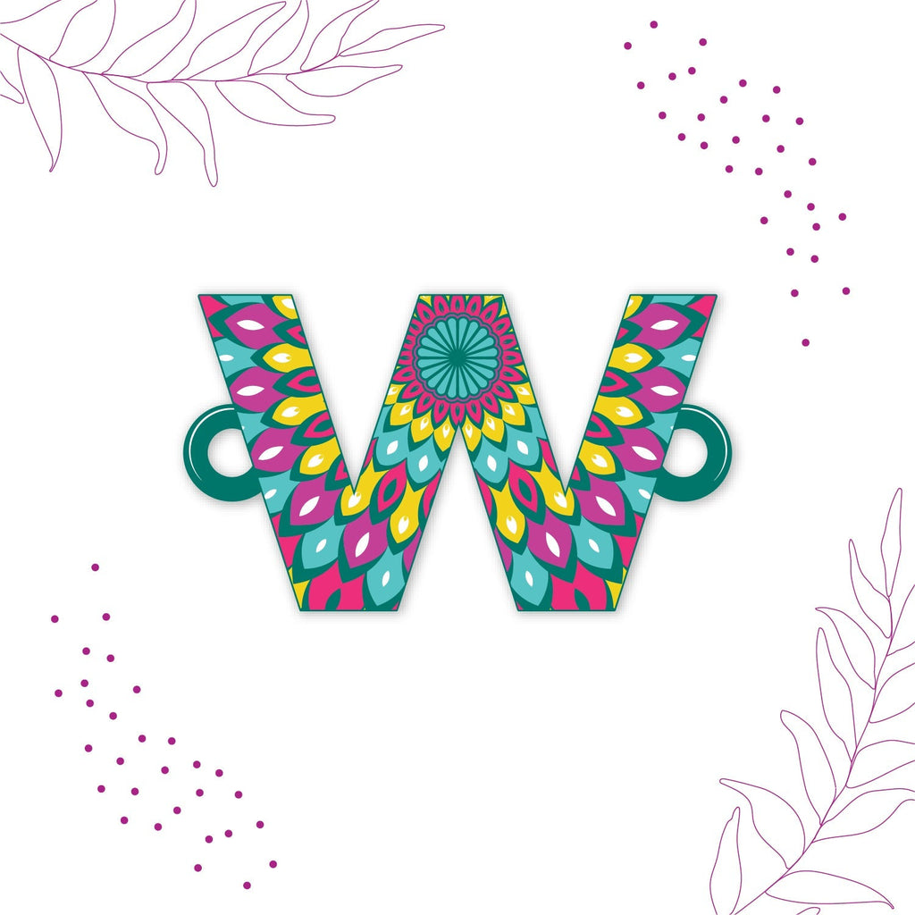 Indianvibez Alphabet X Wooden Rakhi - Kids Rakhi - Distacart