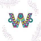 Indianvibez Alphabet X Wooden Rakhi - Kids Rakhi - Distacart