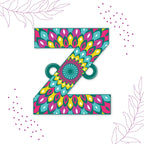 Indianvibez Alphabet Z Wooden Rakhi - Kids Rakhi - Distacart