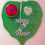 Indianvibez Alphabet Z Wooden Rakhi - Kids Rakhi - Distacart