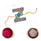 Indianvibez Alphabet Z Wooden Rakhi - Kids Rakhi - Distacart