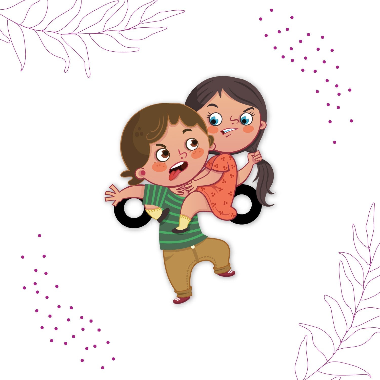 Indianvibez Annoying Brother Wooden Rakhi with Rudraksha, Funny & Quirky Rakhi for Bhaiya, Shop India - Kids Rakhi - Distacart